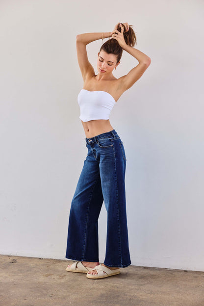 Low Waist Relaxed Wide Leg Jeans