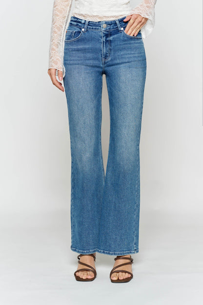High Rise Baby Wide Leg Jeans