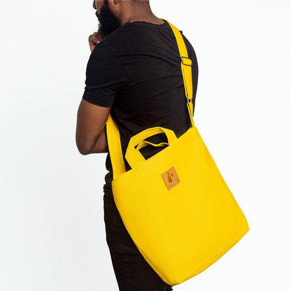 Canvas Carry-All Crossbody Bag for Men & Women | Amani
