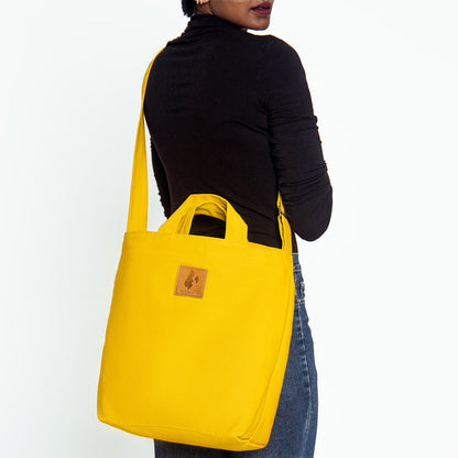 Canvas Carry-All Crossbody Bag for Men & Women | Amani