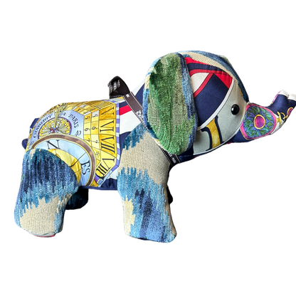 Parmi les Fleurs Vintage Silk Scarf Lucky Elephant