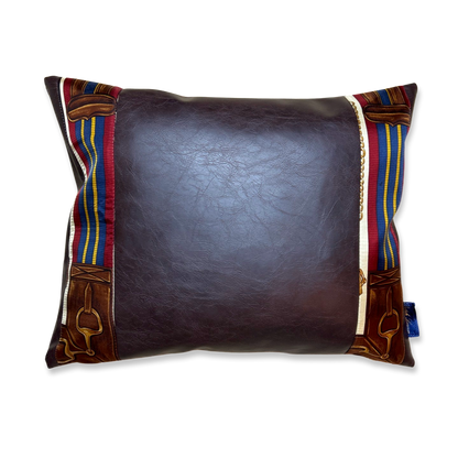 Equestrian Beige Vintage Silk Scarf Pillows