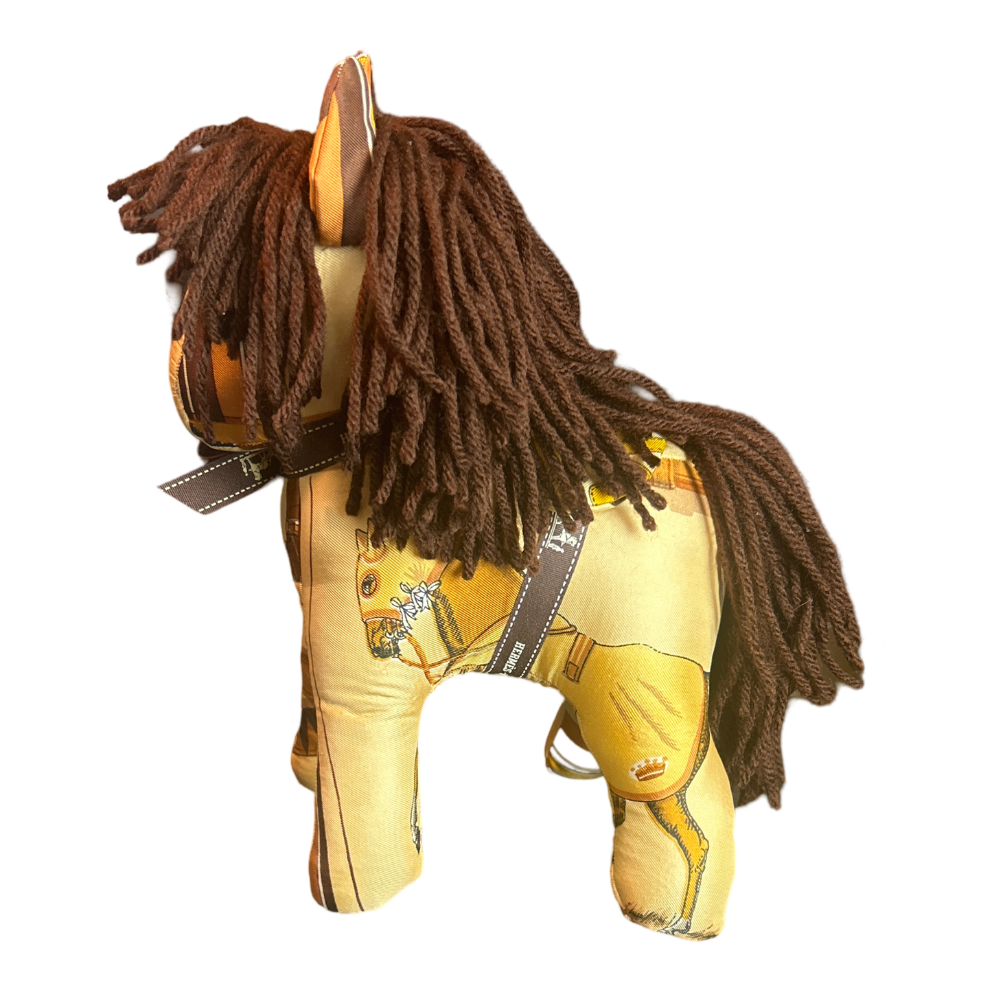 Couvertures et Tenues du Jour Vintage Silk Scarf Noble Pony