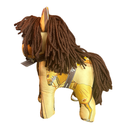 Couvertures et Tenues du Jour Vintage Silk Scarf Noble Pony