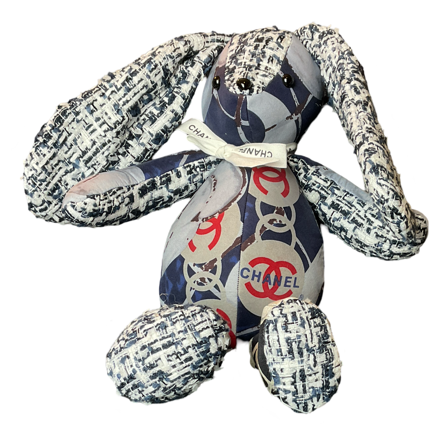 CC Monogram Vintage Silk Scarf Clever Bunny