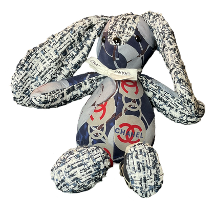 CC Monogram Vintage Silk Scarf Clever Bunny
