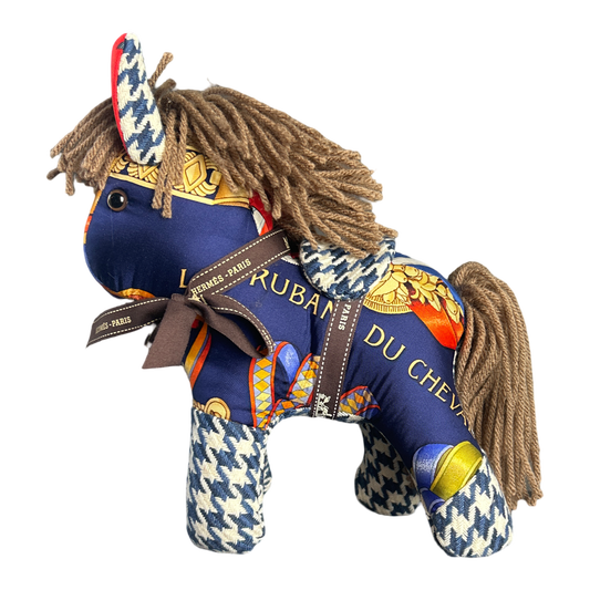 Rubans du Cheval Vintage Silk Scarf Noble Pony