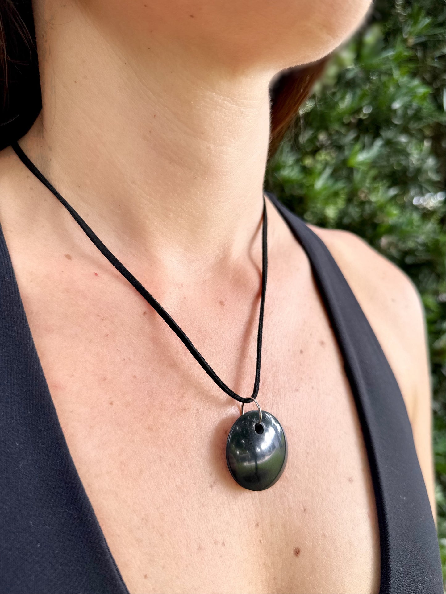 SHUNGITE PENDANTS! HURRY WHILE SUPPLIES LAST! - EMF Protection - Hand Cut Genuine Natural Shungite Pendant High Quality Black Lustrous Gemstone from Russia