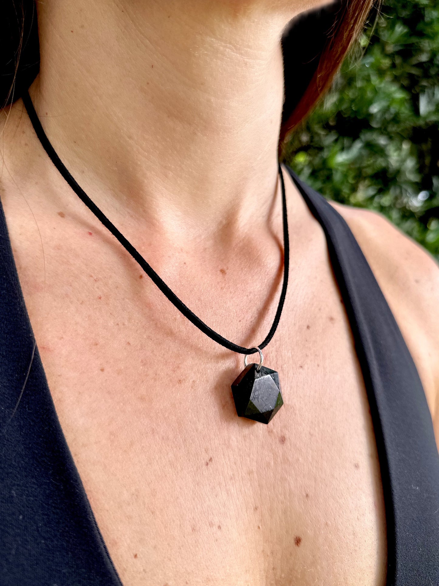 SHUNGITE PENDANTS! HURRY WHILE SUPPLIES LAST! - EMF Protection - Hand Cut Genuine Natural Shungite Pendant High Quality Black Lustrous Gemstone from Russia