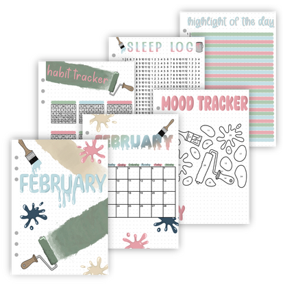 Premade Bullet Journal Spreads | 2026 Full Year