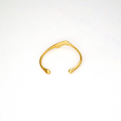 Geo Brass Cuff Bracelet | Funzi
