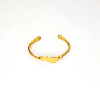 Geo Brass Cuff Bracelet | Funzi