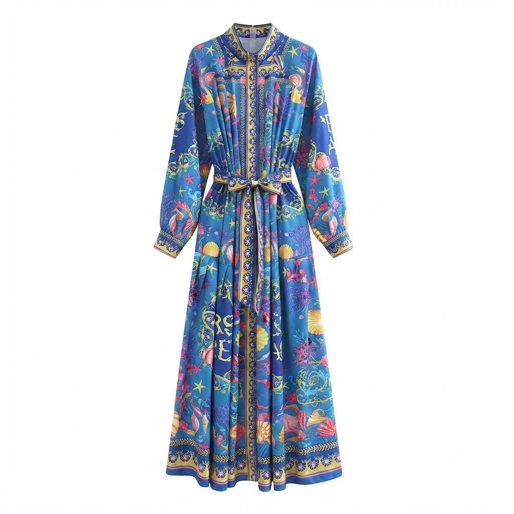 Radiant Floral Boho Maxi Dress