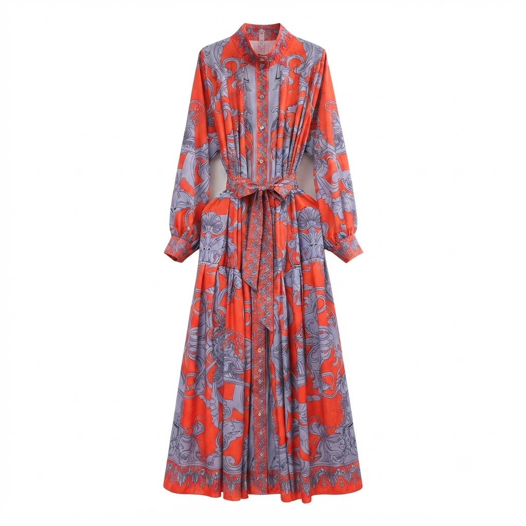 Radiant Floral Boho Maxi Dress
