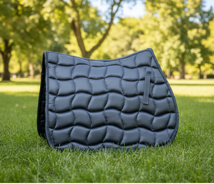 Jumping Horse Saddle Pad with Ear Bonnet and Blushing Boot / Bell Boot option