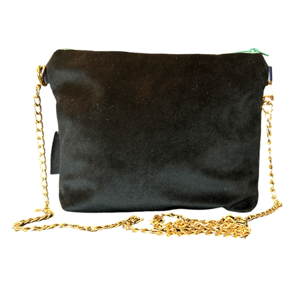 GG Chinoiserie Noir Vintage Silk Scarf Crossbody Bag