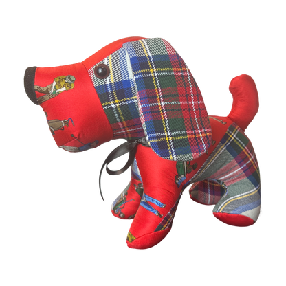 Tee Time Vintage Silk Scarf Loyal Puppy