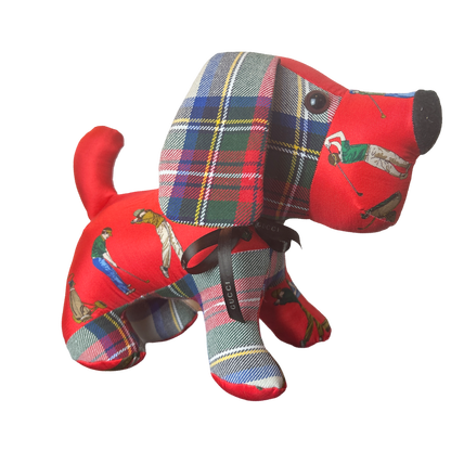 Tee Time Vintage Silk Scarf Loyal Puppy
