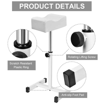 Adjustable Pedicure Foot Rest Stool 360° Rotating-3
