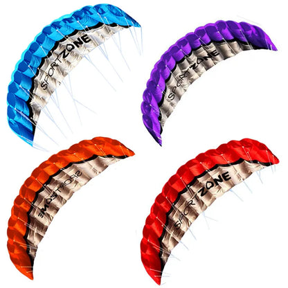 High Quality 1.8 m Dual Line 4 Colors Parafoil Parachute Sports Beach