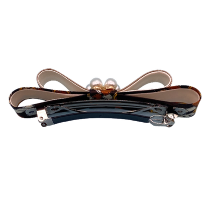 Belt & Buckle Vintage Silk Necktie Hair Clip