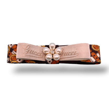 Belt & Buckle Vintage Silk Necktie Hair Clip