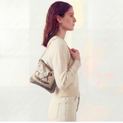 Couvertures et Tenues du Jour George V Vintage Scarf Crossbody Bag
