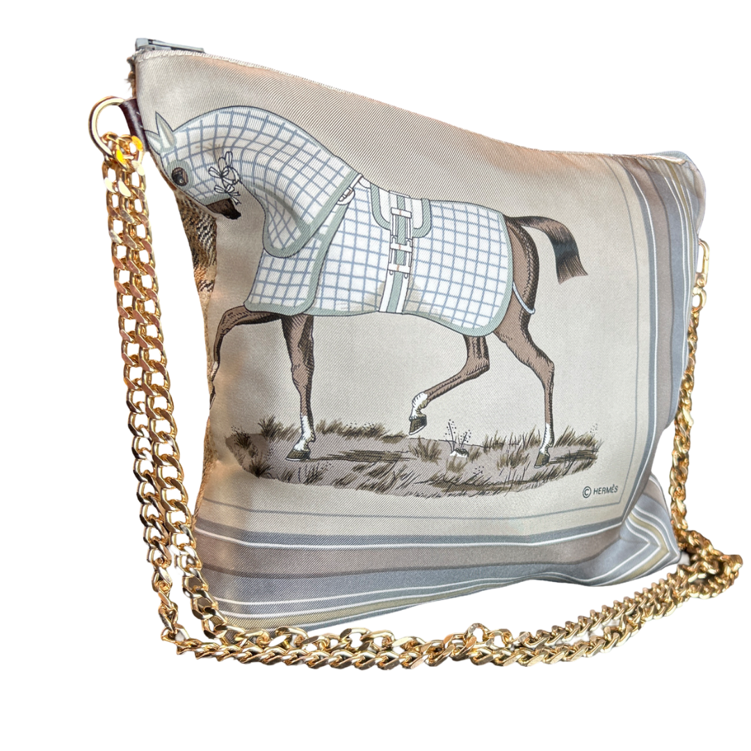 Couvertures et Tenues du Jour George V Vintage Scarf Crossbody Bag