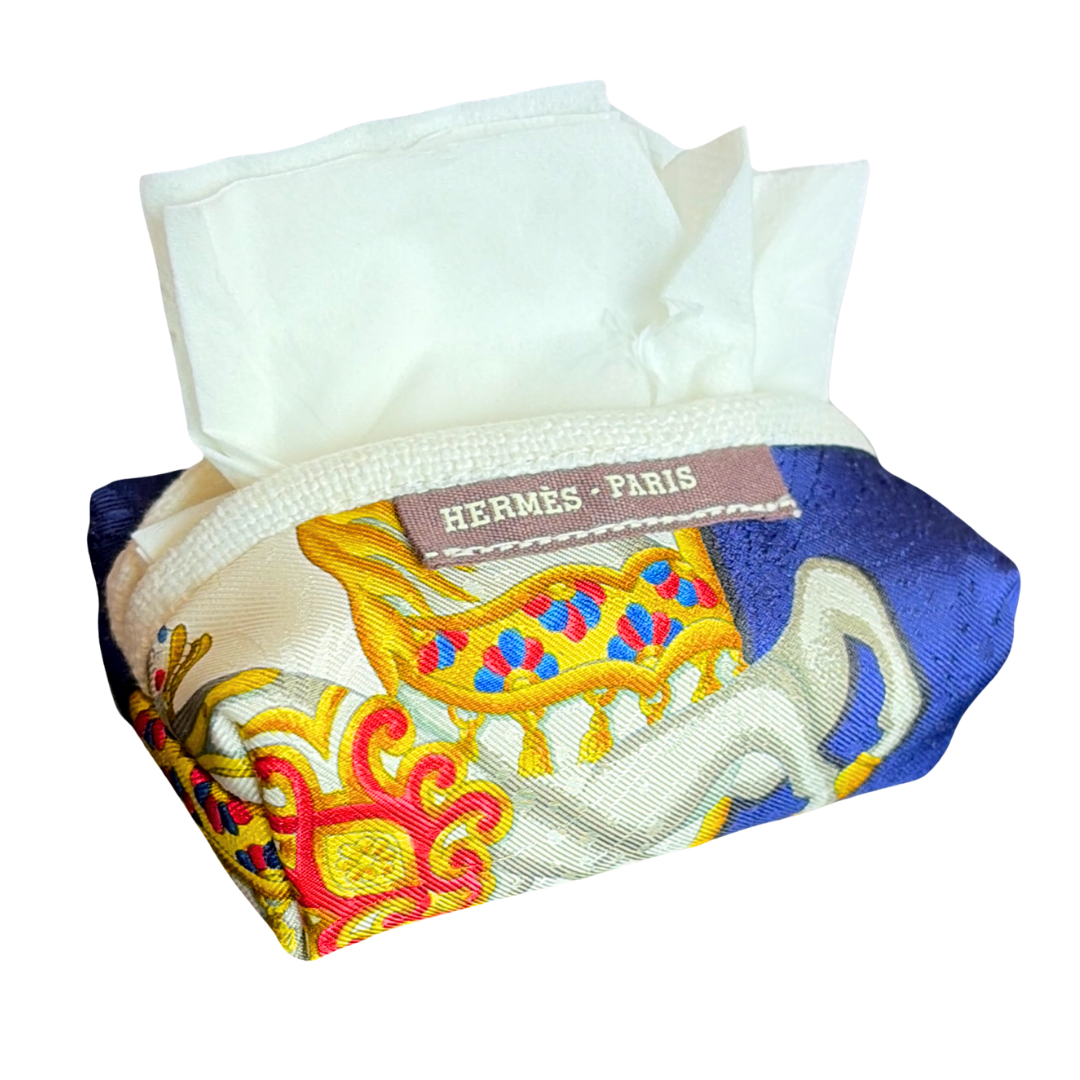Luna Park Vintage Scarf Travel Tissue Pouch