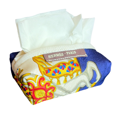 Luna Park Vintage Scarf Travel Tissue Pouch