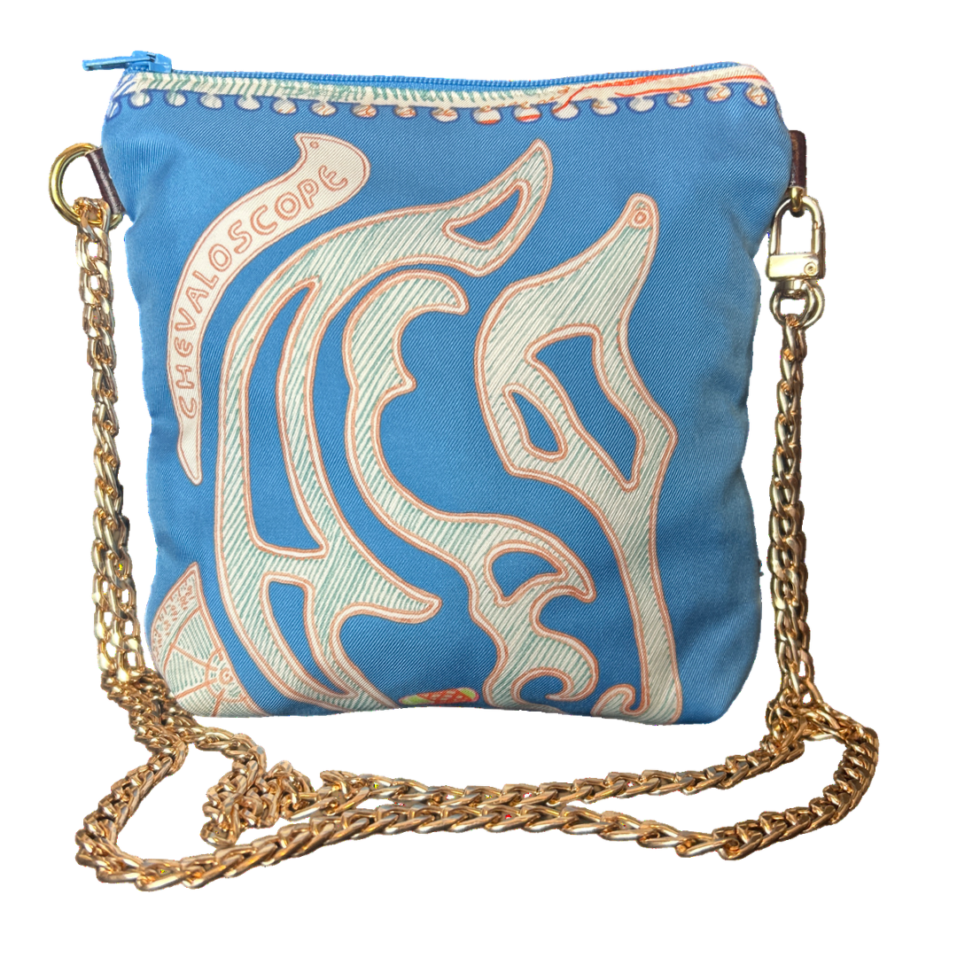 Chevaloscope Vintage Scarf Crossbody Bag