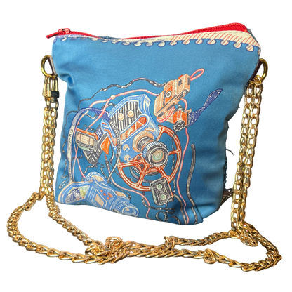 Chevaloscope Vintage Scarf Crossbody Bag