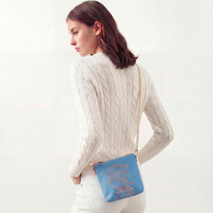 Chevaloscope Vintage Scarf Crossbody Bag