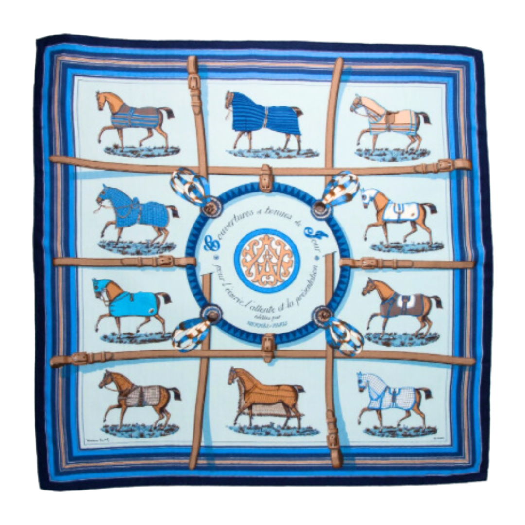 Couvertures et Tenues du Jour Vintage Cashmere & Silk Scarf Lumbar Pillow 35"
