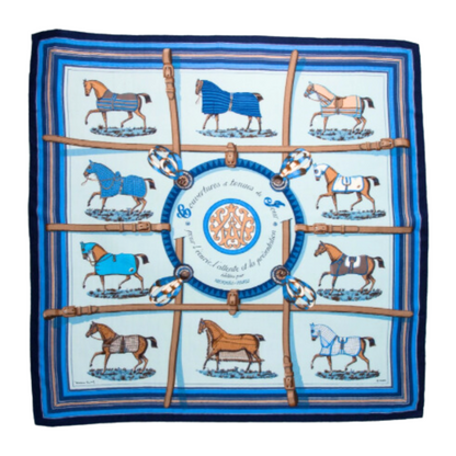 Couvertures et Tenues du Jour Vintage Cashmere & Silk Scarf Lumbar Pillow 35"