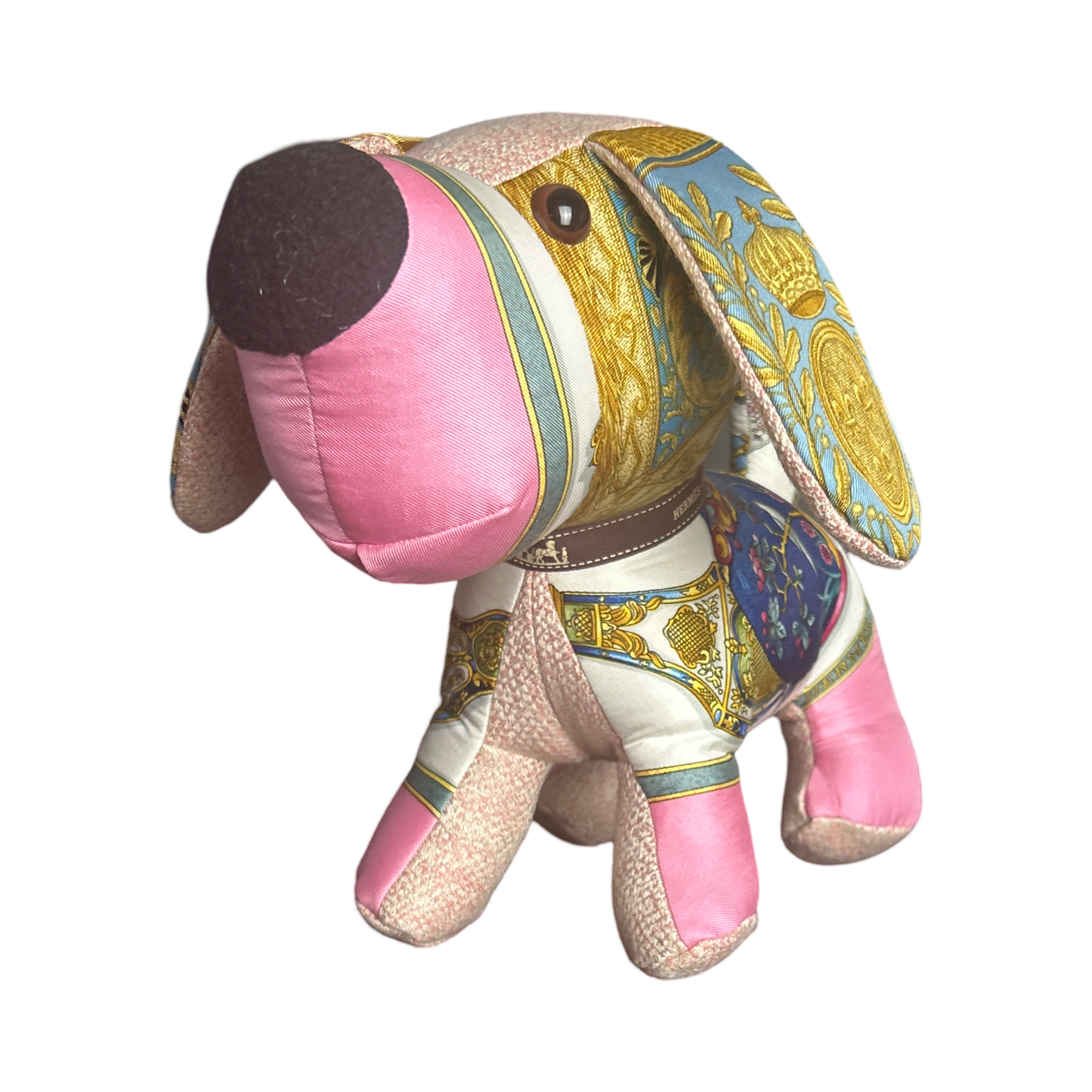 Qu'Importe le Flacon Vintage Silk Scarf Loyal Puppy