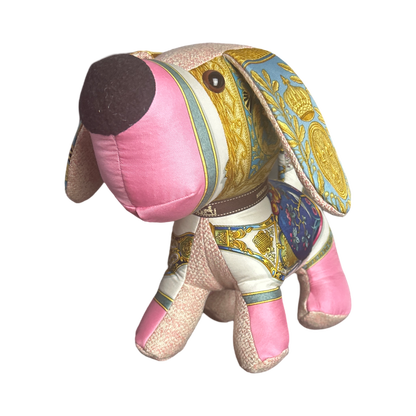 Qu'Importe le Flacon Vintage Silk Scarf Loyal Puppy