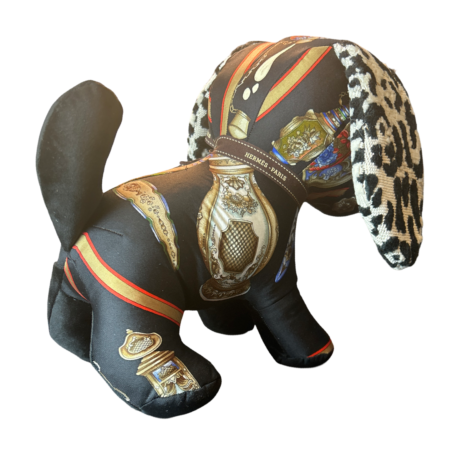 Qu'Importe le Flacon Vintage Silk Scarf Loyal Puppy