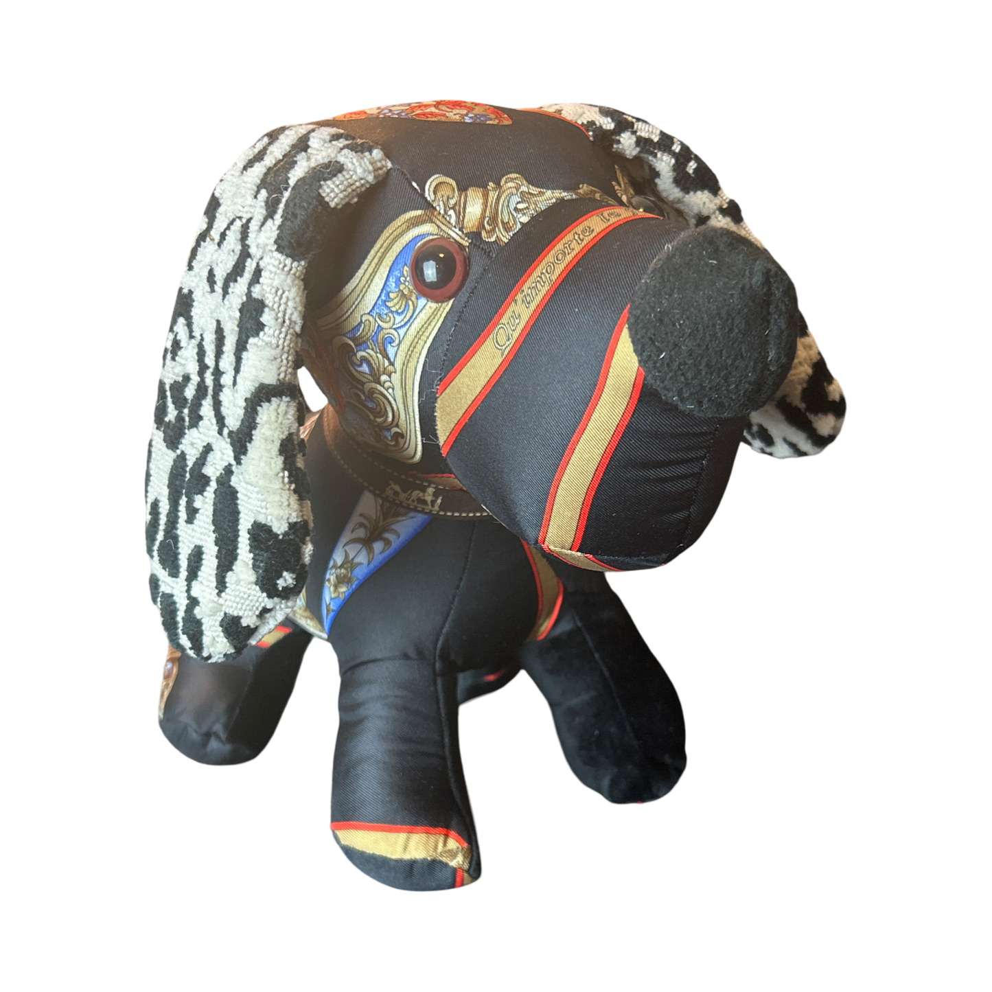 Qu'Importe le Flacon Vintage Silk Scarf Loyal Puppy