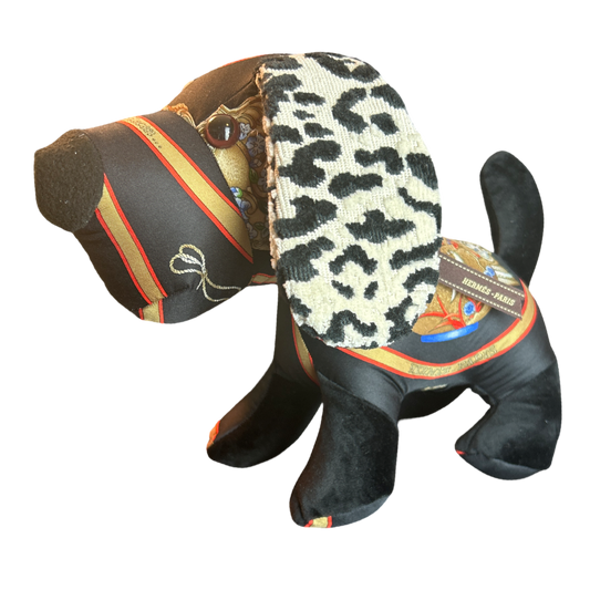Qu'Importe le Flacon Vintage Silk Scarf Loyal Puppy