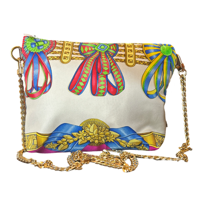 Rubans du Cheval Fuchsia Vintage Scarf Crossbody Bag