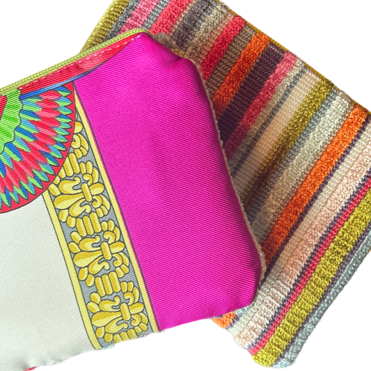 Rubans du Cheval Fuchsia Coffee Run Keychain Bag