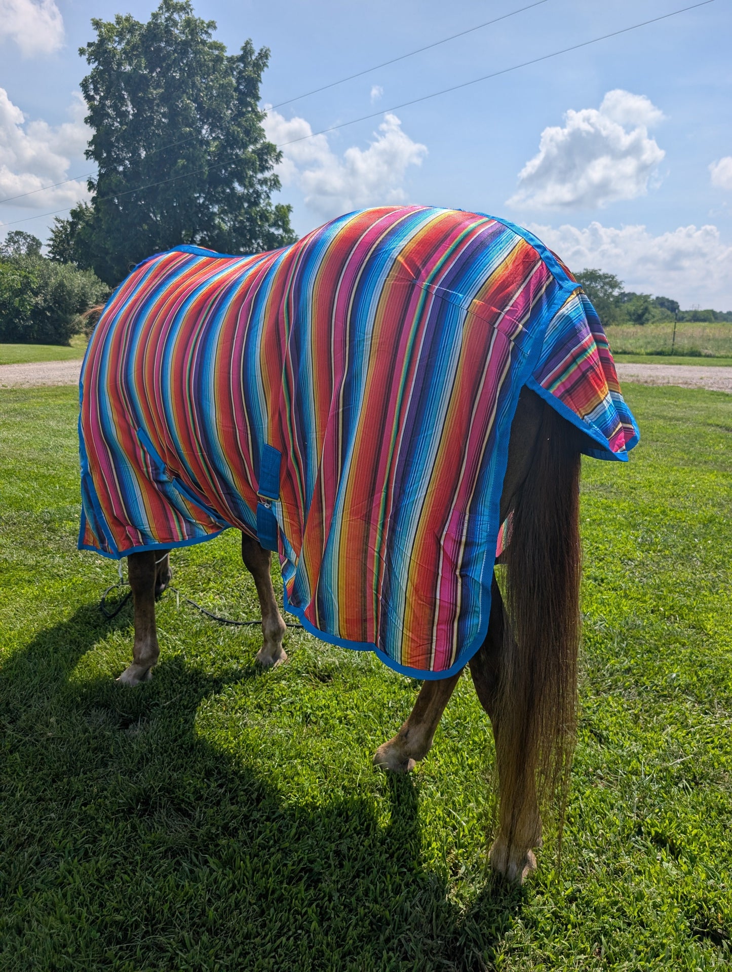 Tough 1 Poly Mesh Summer Sheet Serape