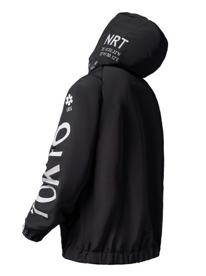 IB433 Black Winter Tokyo Parka Jacket