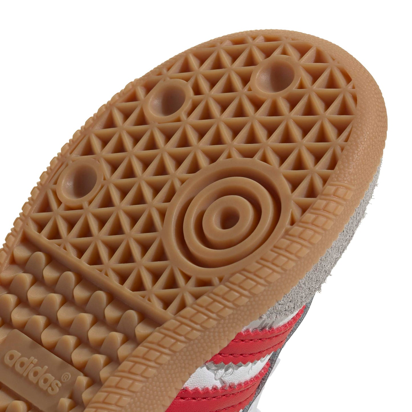 Adidas (PS) Disney Samba OG Elastic Lace - White/Red