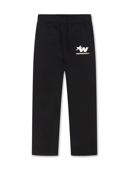 Warsaint Signature Star Sweatpants - Black