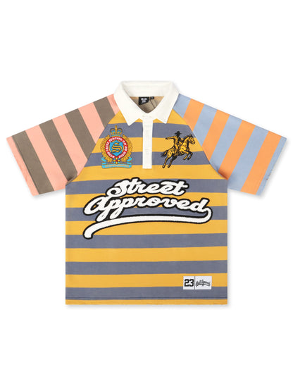 Street Approved Raglan Polo - Multicolor