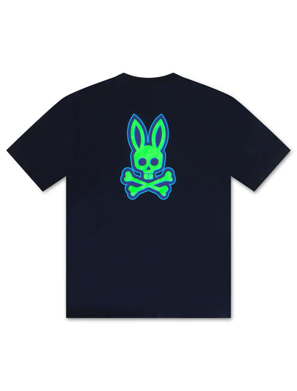 Psycho Bunny Sloan Back Graphic Tee - Navy