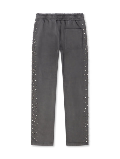 Embellish Ice Lounge Rhinestone Sweatpants - Slate