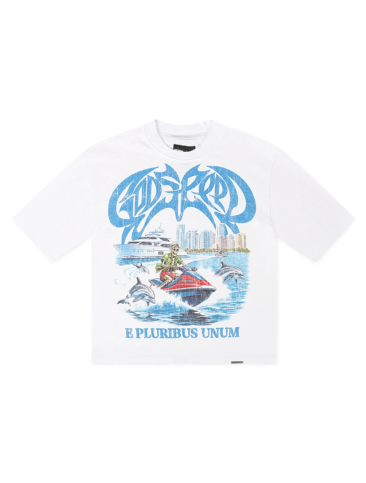Godspeed GMYC Wave Runner Boxy Tee - White